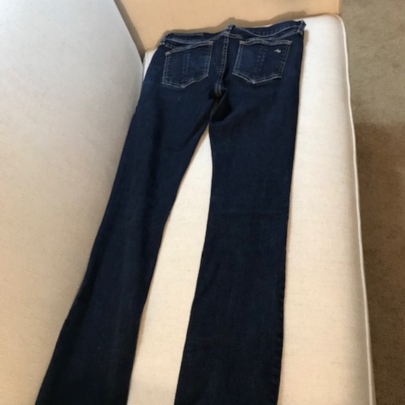 EUC! Rag & bone stiletto boot jeans-27, dark blue - Picture 6 of 8